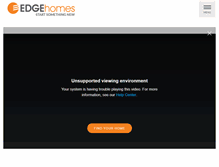 Tablet Screenshot of edgehomes.com